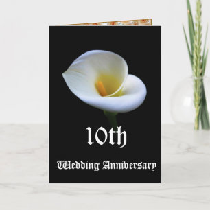10th wedding anniversary card