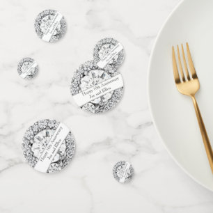 10th Wedding Anniversary Editable  Confetti