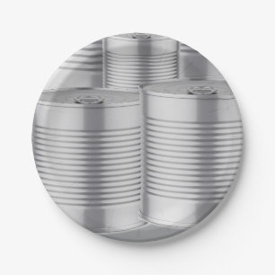 10th Wedding Anniversary, Tin Anniversary Paper Plate