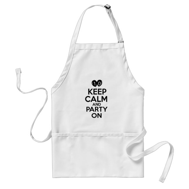 10th year birthday designs standard apron (Front)