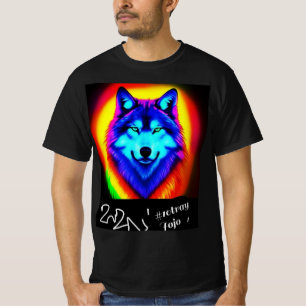 10tray Jojo Wolf Colors Wonderful G     4000 T-Shirt