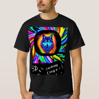 10tray Wolf Art Jojo Colors Awesome Original Artis T-Shirt