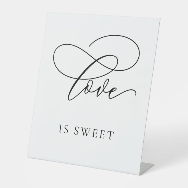 10x12 “Love is Sweet Wedding Favor Sign (Front)