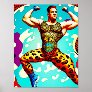 1105 The Circus Strongman Poster