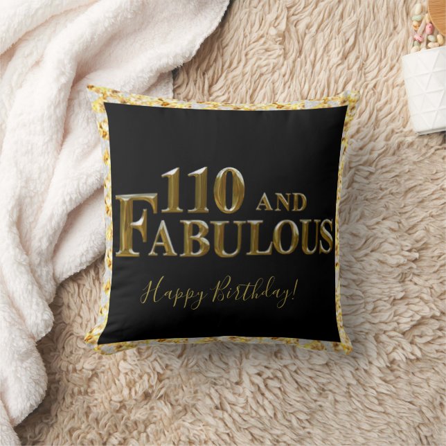 110 Birthday  Cushion (Blanket)