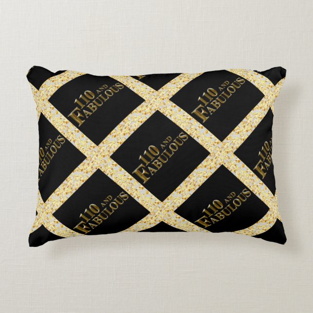 110 Birthday  Decorative Cushion (Front)