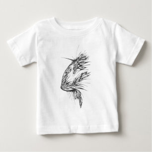 110 Black White Abstract Tribal Tattoo Art Baby T-Shirt