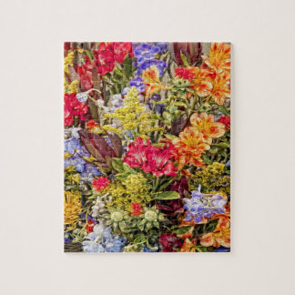110-Piece Flower Puzzle