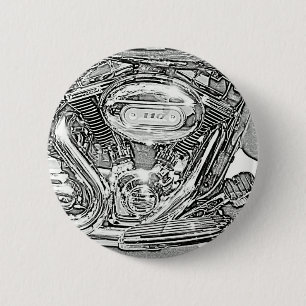 110 Screaming Eagle 6 Cm Round Badge