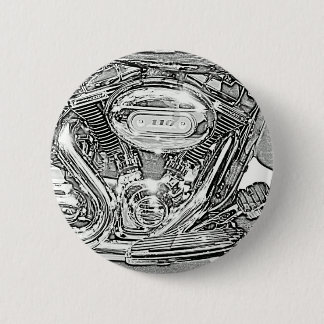 110 Screaming Eagle 6 Cm Round Badge