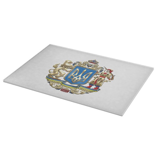 [110] Ukraine: Proposed Greater Coat of Arms Cutting Board (Corner)