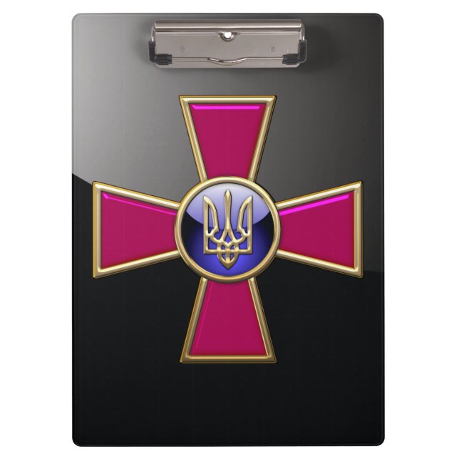 [110] Ukrainian Armed Forces Emblem Clipboard (Front)