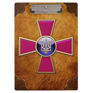 [110] Ukrainian Armed Forces Emblem Clipboard