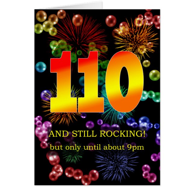 110th Birthday Still Rocking (Front)