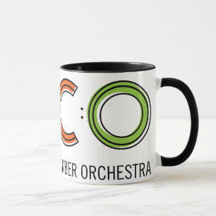 110z TACO Ringer Mug - White and Black