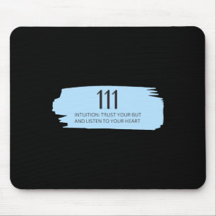 111 Angel Number Blue  Mouse Pad
