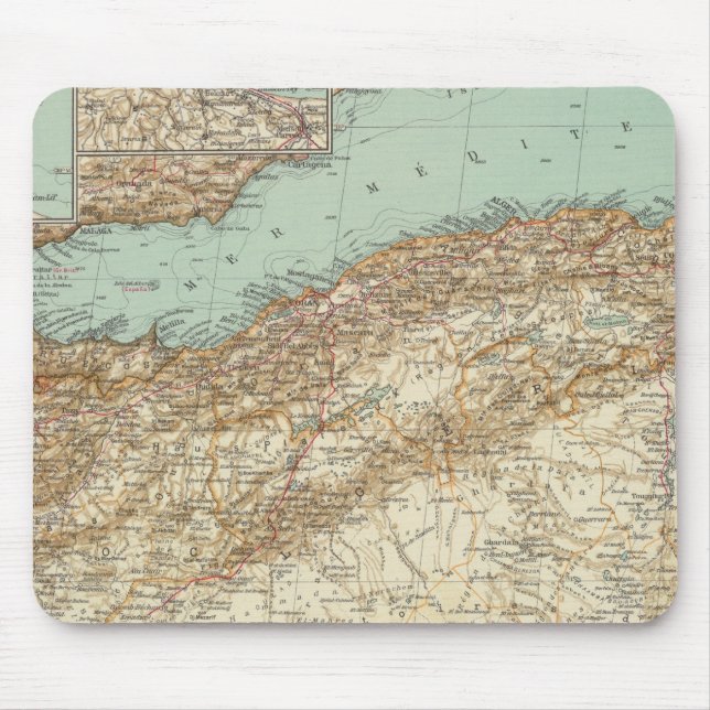 112 Morocco, Algeria, Tunisia Mouse Pad (Front)