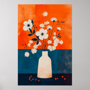 1130 Strength And Calm Of A Floral Minimalism - Hi Poster