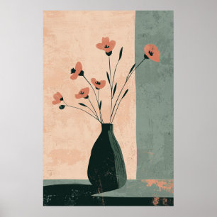 1133 Strength And Calm Of A Floral Minimalism - Hi Poster