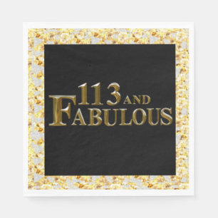 113 Birthday Napkin
