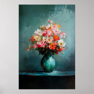 1140 Strength And Calm Of A Floral Minimalism - Hi Poster