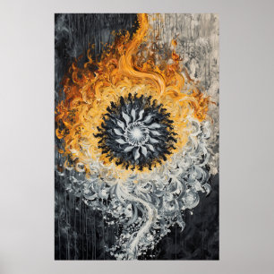1147 Fire And Water Poster