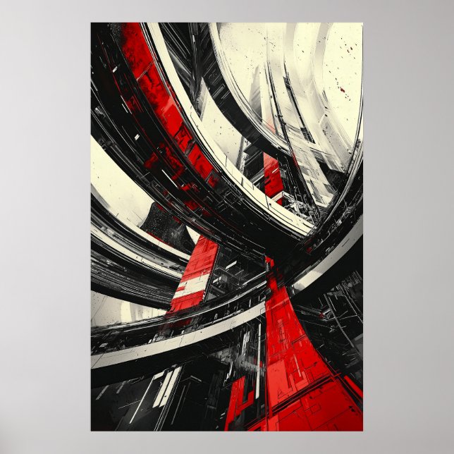 1157 Retro Futurism Poster (Front)