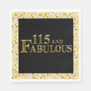 115 Birthday Napkin