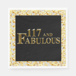 117 Birthday Napkin
