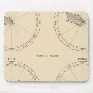 117 Deaths influenza, typhoid fever 1900, 1890 Mouse Pad