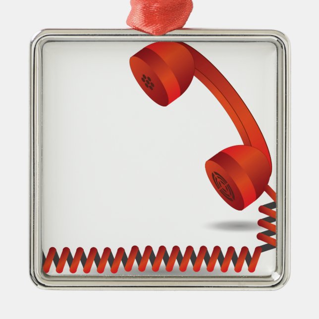 118Red Rhone _rasterized Metal Ornament (Front)