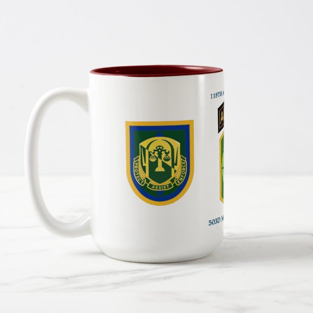118TH MILITARY POLICE COMPANY MUG (Left)