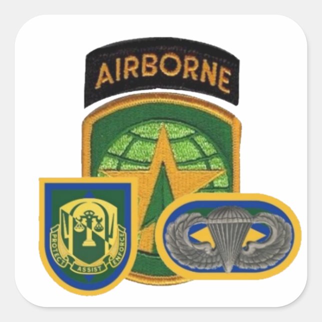 118TH MILITARY POLICE COMPANY STICKERS (Front)