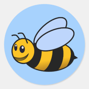 1195438926 bumblebee classic round sticker