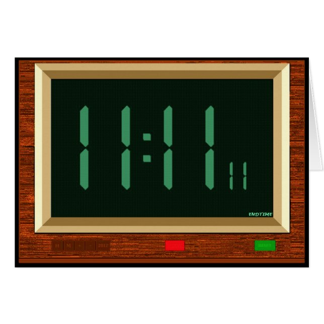 11:11 Clock "Catch Ya Later!" (Front Horizontal)