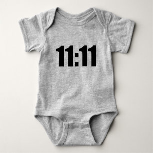 11:11 Lucky Time Baby Bodysuit