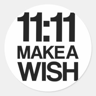 11:11 MAKE A WISH sticker
