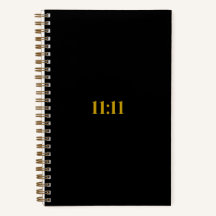 11:11 Manifesting Journal | Black & Gold Gratitude