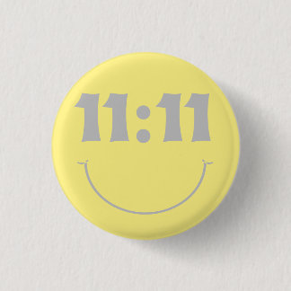 11 11 Smile 3 Cm Round Badge