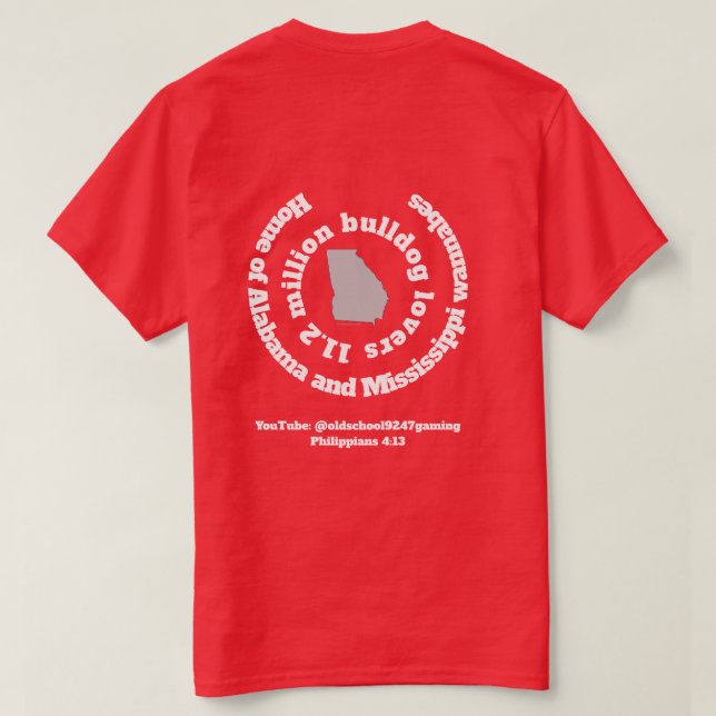 11.2 Million Bulldog Lovers T-Shirt (Design Back)