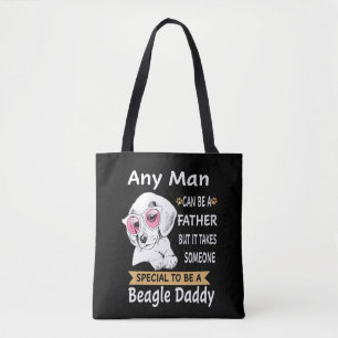 11 Any Man Beagle Daddy Tote Bag