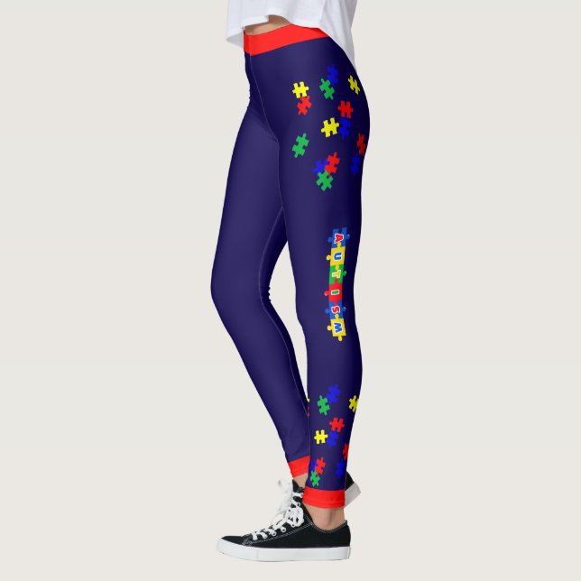 #11 Autism Awareness Leggings (Left)