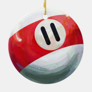 11 Ball Ceramic Ornament