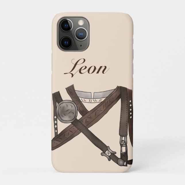 11-belt, personalized Case-Mate iPhone case (Back)