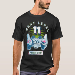 11 Birthday Gamer Next Level 11 Gaming Controller  T-Shirt