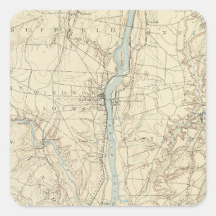 11 Hartford sheet Square Sticker