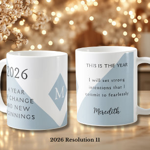 11. New Year Resolution for 2026 Year of Change  Coffee Mug