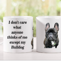 11-oz Black French Bulldog Mug Funny Dog Mug