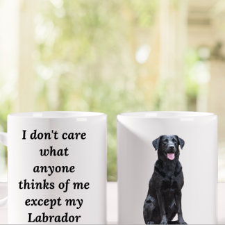 11 oz Black Labrador Retriever Funny Gift Mug