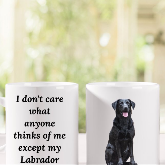 11 oz Black Labrador Retriever Funny Gift Mug (Creator Uploaded)